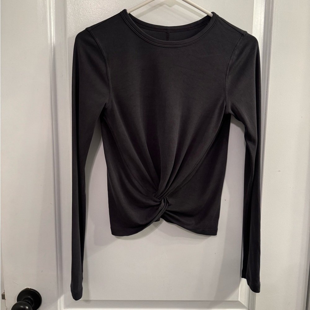 Lululemon Crescent Long Sleeve *Cupro Rib Intergalactic Grey